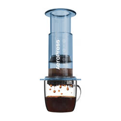 AEROPRESS CLEAR BLUE - ZAPARZACZ DO KAWY NIEBIESKI