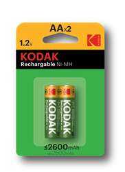 AKUMULATOR NI-MH AA KODAK RECHARGEABLE NI-MH 30955080 2600MAH 2 SZT.