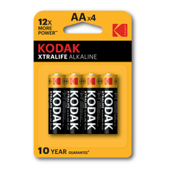 BATERIA ALKALICZNA AA KODAK XTRALIFE ALKALINE 30952027 4SZT