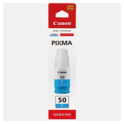 CANON ORYGINALNY INK / TUSZ GI-50 C, CYAN, 7700S, 9ML, 3403C001, CANON PIXMA G5050, G6050, GM2050