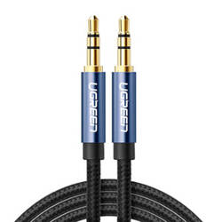 KABEL JACK 3,5MM UGREEN 60178 0.5M (NIEBIESKO CZARNY)