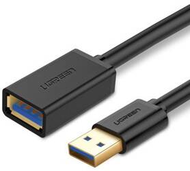 KABEL USB 3.0 PRZEDŁUŻAJĄCY UGREEN 	US129 0.5M (CZARNY)