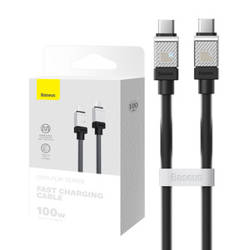 KABEL USB-C DO USB-C BASEUS COOLPLAY, 100W, 1M (CZARNY)