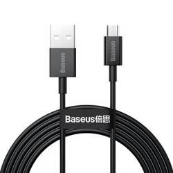 KABEL USB DO MICRO USB BASEUS SUPERIOR SERIES, 2A, 2M (CZARNY)