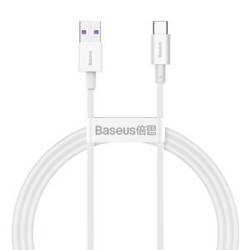 KABEL USB DO USB-C BASEUS SUPERIOR SERIES, 66W, 1M (BIAŁY)