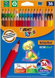 KREDKI OŁÓWKOWE BIC KIDS EVOLUTION ECOLUTIONS 950526 MIX*36