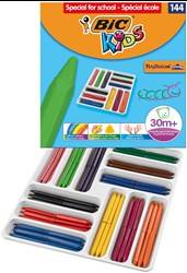 KREDKI ŚWIECOWE BIC KIDS PLASTIDECOR TRIANGLE 8878332 144SZT