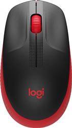 MYSZ BEZPRZEWODOWA LOGITECH M190 910-005908 CZARNO-CZERWONA