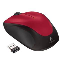 MYSZ OPTYCZNA BEZPRZEWODOWA CZERWONA LOGITECH M235 910-002496