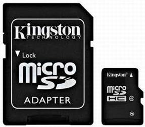 PAMIĘĆ MICROSD 8GB 4MBS KINGSTON SDC4/8GB