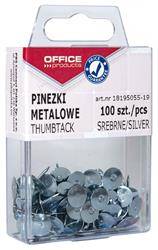 PINEZKI SREBRNE OFFICE PRODUCTS 100SZT