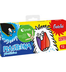 PLASTELINA FIORELLO 170-2637 12KOL 12*16G