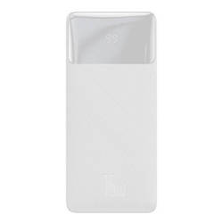 POWERBANK BASEUS BIPOW 30000MAH, 2XUSB, USB-C, 15W (BIAŁY)