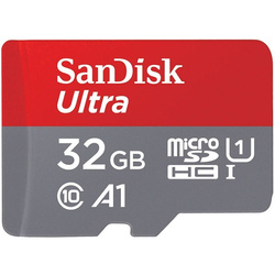 SANDISK ULTRA MICROSDHC 32GB 120MB/S A1 + ADAPTER SD