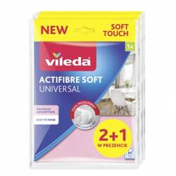 ŚCIERECZKA  UNIWERSALNA VILEDA ACTIFIBRE SOFT VI177450 3SZT