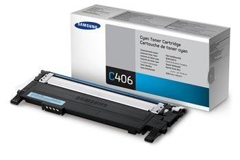 TONER ORYGINALNY SAMSUNG CLT-C406S/ELS=ST984A CYAN 1000 STRON