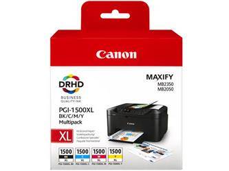 TUSZ ORYGINALNY CANON PGI1500XL 9182B004 CMYK  34,7 ML