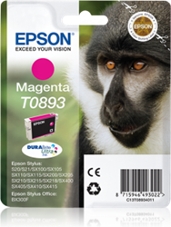 TUSZ ORYGINALNY EPSON T0893 C13T08934011 MAGENTA  3,5 ML