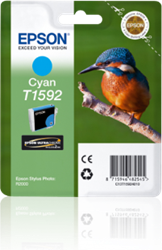 TUSZ ORYGINALNY EPSON T1592 C13T15924010 CYAN  17 ML