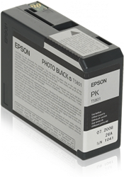 TUSZ ORYGINALNY EPSON T5801 C13T580100 PHOTO CZARNY 80 ML