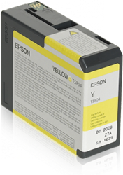 TUSZ ORYGINALNY EPSON T5804 C13T580400 YELLOW  80 ML