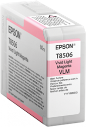 TUSZ ORYGINALNY EPSON T8506 C13T850600 LIGHT MAGENTA 80 ML