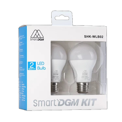 ŻARÓWKA LED 9 W BIAŁA DGM SMART LED BULB SHK-WLB02 GWINT E27 2700 K 806 LM WIFI 2.4 2SZT